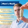 Cápsulas multivitamínico para hombres M inch 120 unidades