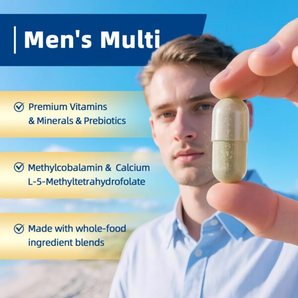 Cápsulas multivitamínico para hombres M inch 120 unidades