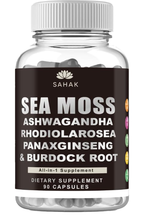 Cápsulas de musgo marino orgánico SAHAK