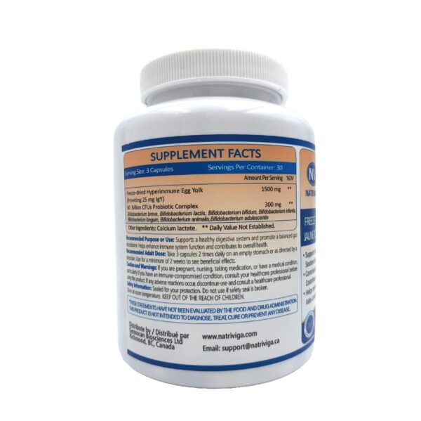 Cápsulas NATRIVIGA Heliclear apoyo digestivo e inmune