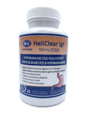 Version 1.0.0 Botella de cápsulas NATRIVIGA Hiperinmune IgY para salud digestiva
