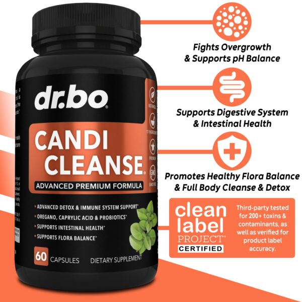 Version 1.0.0 Cápsulas naturales para candi cleanse y detox intestinal Dr. Bo