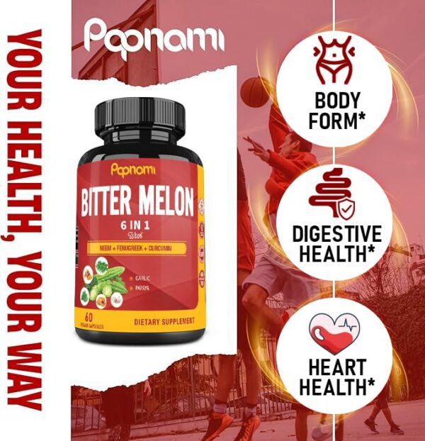 Cápsulas naturales con extracto concentrado de melón amargo