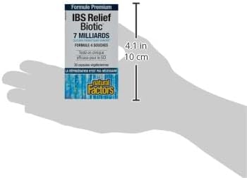 Cápsulas naturales para la flora intestinal Natural Factors IBS Relief Biotic