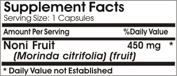 Version 1.0.0 Cápsulas naturales de Fruta Noni Naturetition paquete