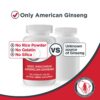 cápsulas naturales ginseng americano para apoyo bienestar