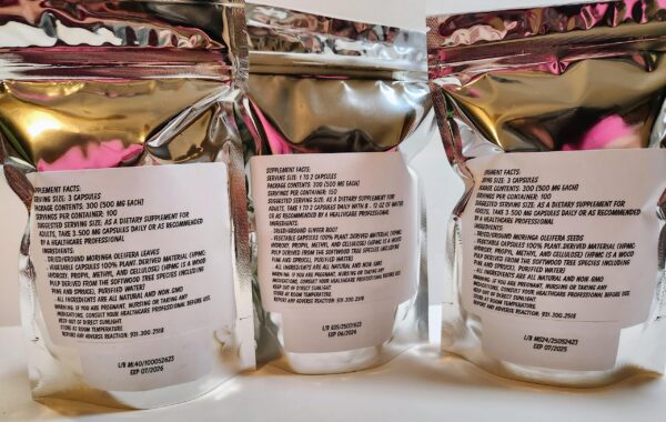 Version 1.0.0 Cápsulas naturales de jengibre y moringa Paisley Farm