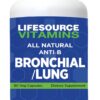 Cápsulas naturales LifeSourceVitamins Anti-B para bronquios