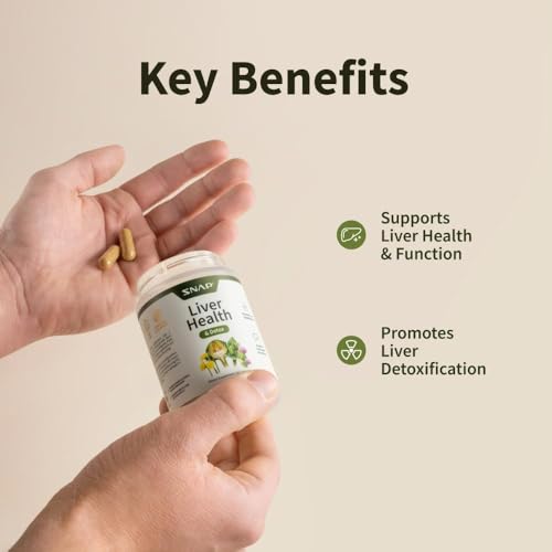 Cápsulas naturales para limpieza y detox hepático