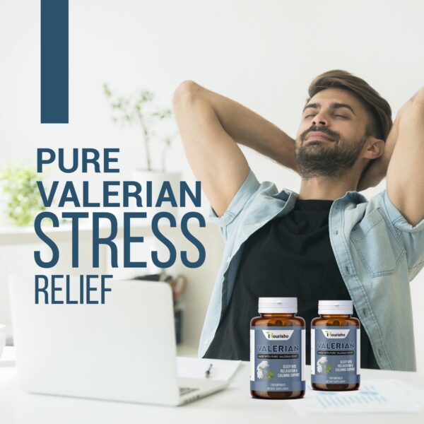Cápsulas naturales de raíz de valeriana certificadas y no GMO
