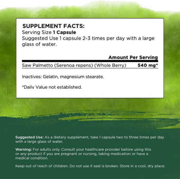 Cápsulas naturales para salud masculina Swanson