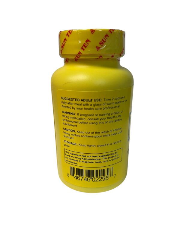 Cápsulas naturales Sheng Mai San Sun Ten para energía