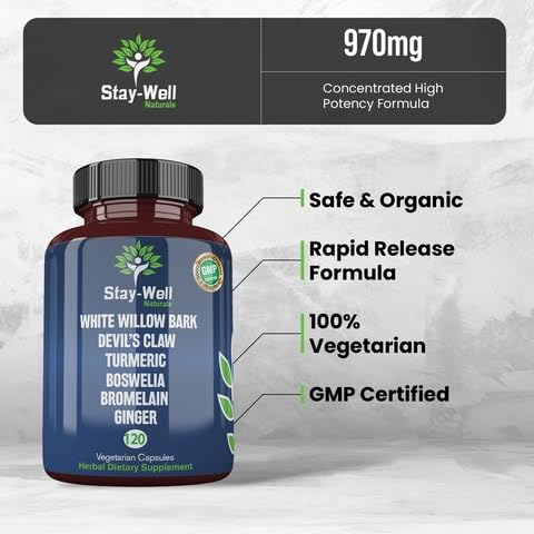 Cápsulas naturales Stay-Well Naturals paquete