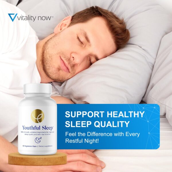 Cápsulas naturales Youthful Sleep para mejor descanso