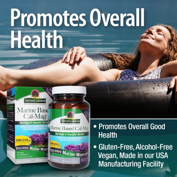 Cápsulas Nature's Answer Calcio Magnesio