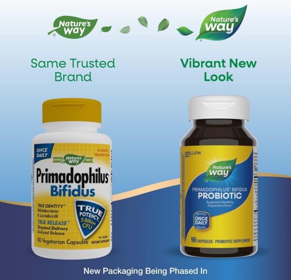 Version 1.0.0 Cápsulas de Nature's Way Primadophilus Bifidus para salud digestiva