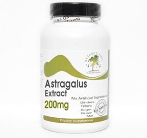 Cápsulas Naturetition extracto astrágalo 200mg sin aditivos