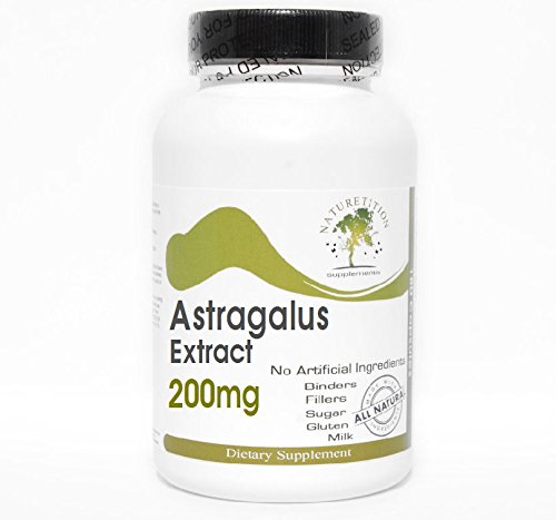 Cápsulas Naturetition extracto astrágalo 200mg sin aditivos