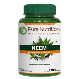 Version 1.0.0 Cápsulas de Neem Pure Nutrition en envase