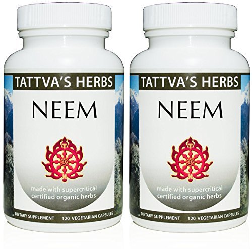 Version 1.0.0 Cápsulas de neem Tattva's Herbs paquete 240 unidades