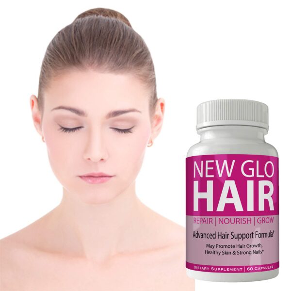 Version 1.0.0 Cápsulas New Glo para cabello piel uñas y pestañas