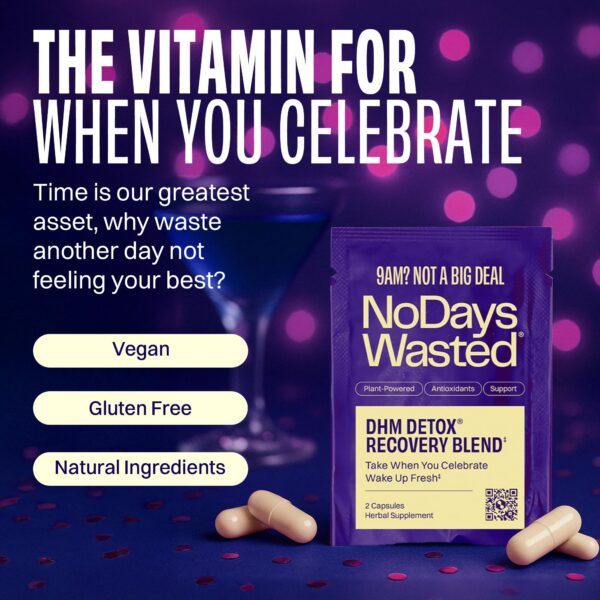 Cápsulas No Days Wasted DHM Detox 5 porciones