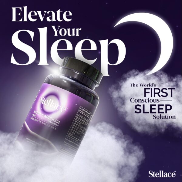 Cápsulas nocturnas Stellace con raíz de valeriana y glicinato