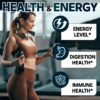 Cápsulas naturales Noni 10en1 para salud articular e inmunológica