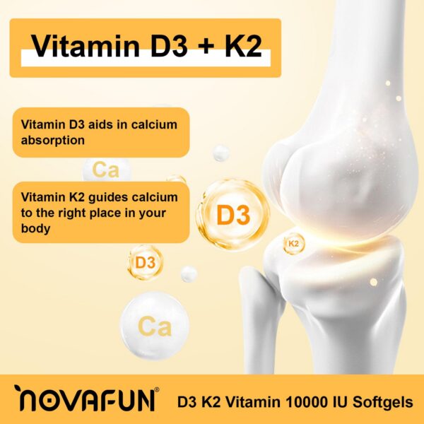 Version 1.0.0 Cápsulas Novafun sin gluten vitamina D3 K2