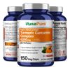 Cápsulas de NusaPure cúrcuma curcumina alta absorción