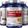 Cápsulas NusaPure Vitamina B12 5000mcg detalle