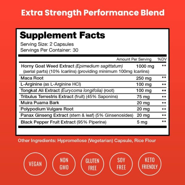 Cápsulas NutraChamps L-Arginina 5 en 1 óxido nítrico