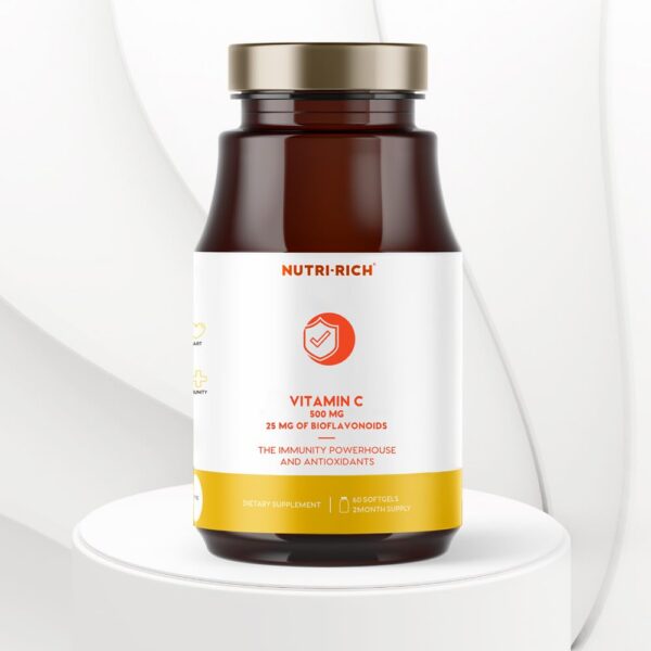 Capsulas Nutri-Rich vitamina c con bioflavonoides antioxidantes