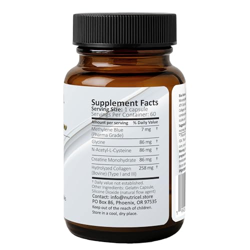 Version 1.0.0 Capsulas Nutricel azul de metileno GlyNAC