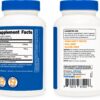 Cápsulas Nutricost 2300mg cúrcuma curcumina sin gluten