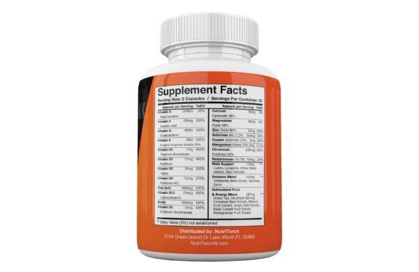 Version 1.0.0 Cápsulas NutriTorch para soporte inmunológico y energía