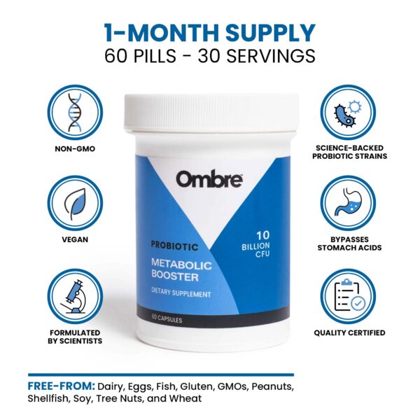 Cápsulas Ombre para apoyo metabólico y digestivo