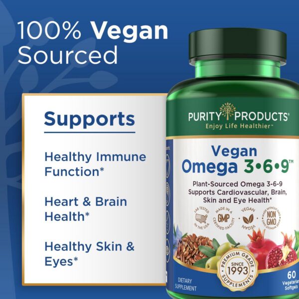 Ingredientes vegetales Purity Bundle omega 3-6-9