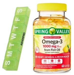 Cápsulas omega-3 Asherpro Spring Valley