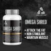 Cápsulas Omega Shreds 120 count para salud y energía