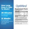Cápsulas Optimind para mejorar concentración y energía natural