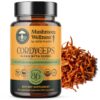 Cápsulas orgánicas de hongos Cordyceps y Reishi 90 cápsulas