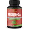 Botella de cápsulas orgánicas de moringa 4 en 1 Cadane para apoyo inmunológico