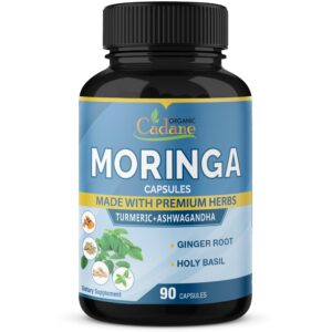 Cápsulas orgánicas Moringa Cadane envase 90 unidades