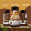 Cápsulas orgánicas NutriFlair de canela pura certificada USDA