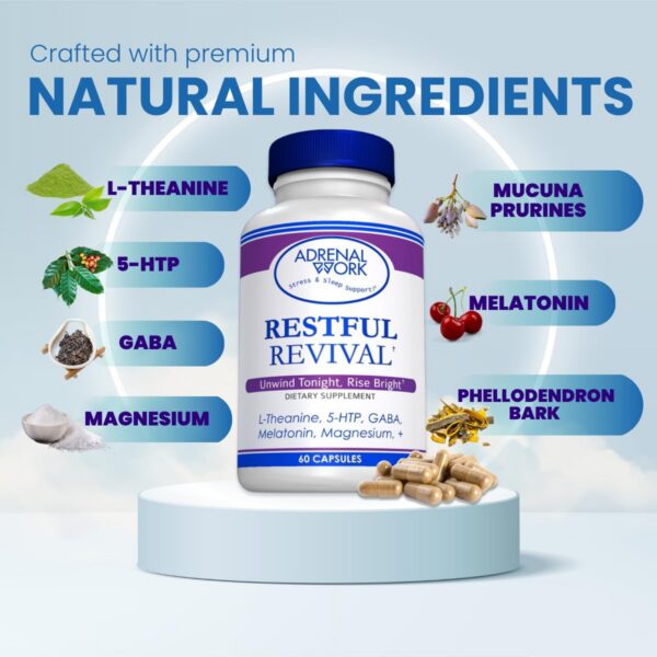 Cápsulas orgánicas para sueño profundo y apoyo al ánimo