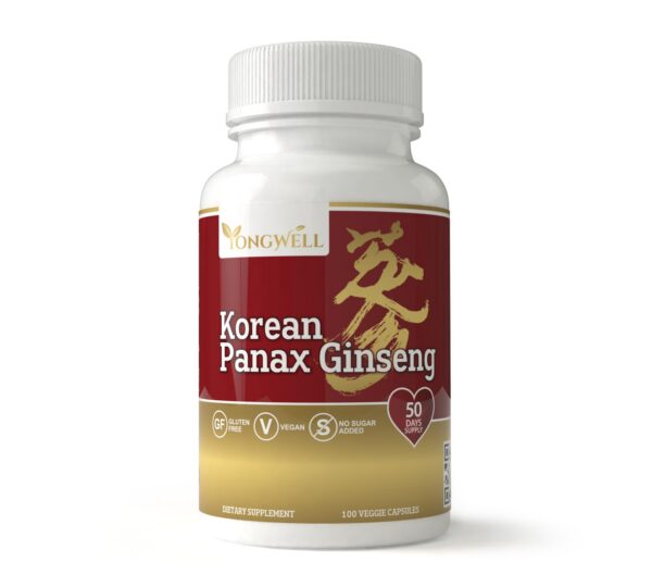 Version 1.0.0 Cápsulas Panax Ginseng New Green Nutrition envase