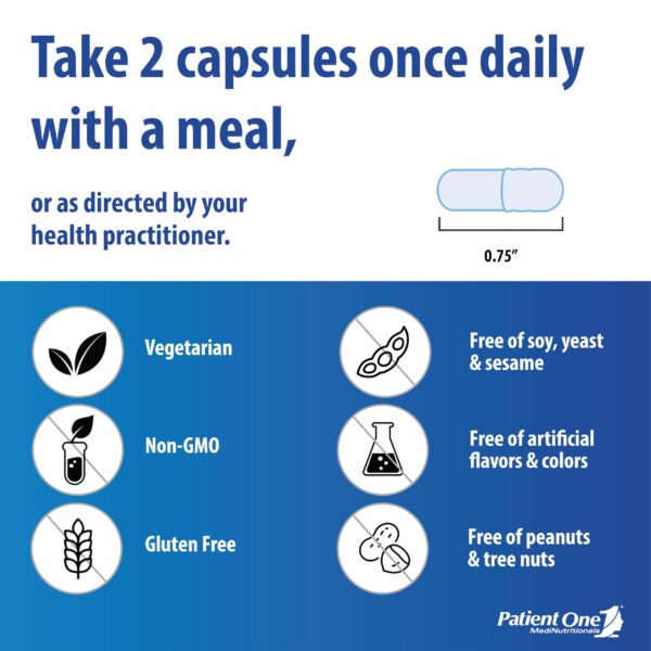 Cápsulas Patient One Flora Maintenance probiótico equilibrio flora