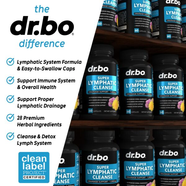 Cápsulas pequeñas para limpiar nódulos linfáticos y eliminar líquidos