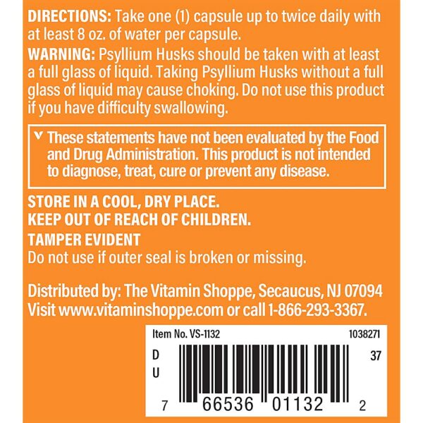 Version 1.0.0 Cápsulas plantago ovata suplemento fibra saludable